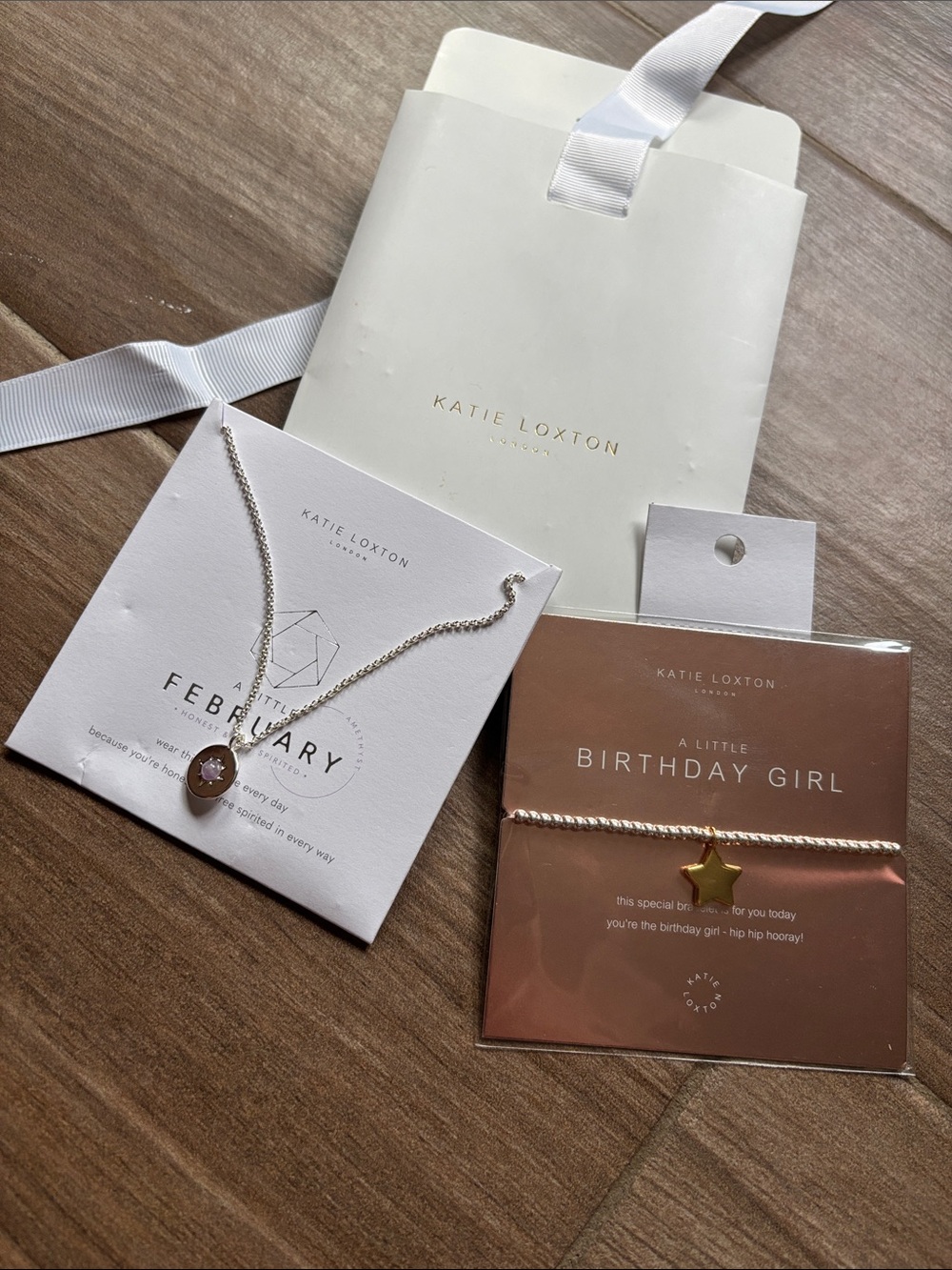 NWT Katie Loxton Necklace and Bracelet gifts